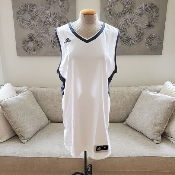 Adidas Mens Two-Tone Basketball Jersey sz XL - Picture 3 of 12